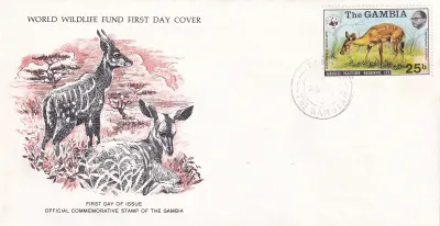 WWF 1974-1977 Wildlife First Day Cover