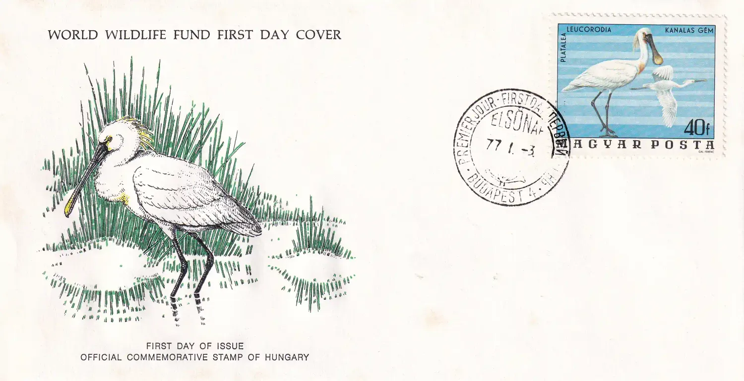 WWF 1974-1977 Wildlife First Day Cover