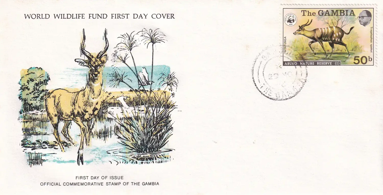 WWF 1974-1977 Wildlife First Day Cover