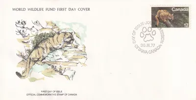 WWF 1974-1977 Wildlife First Day Cover