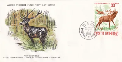 WWF 1974-1977 Wildlife First Day Cover