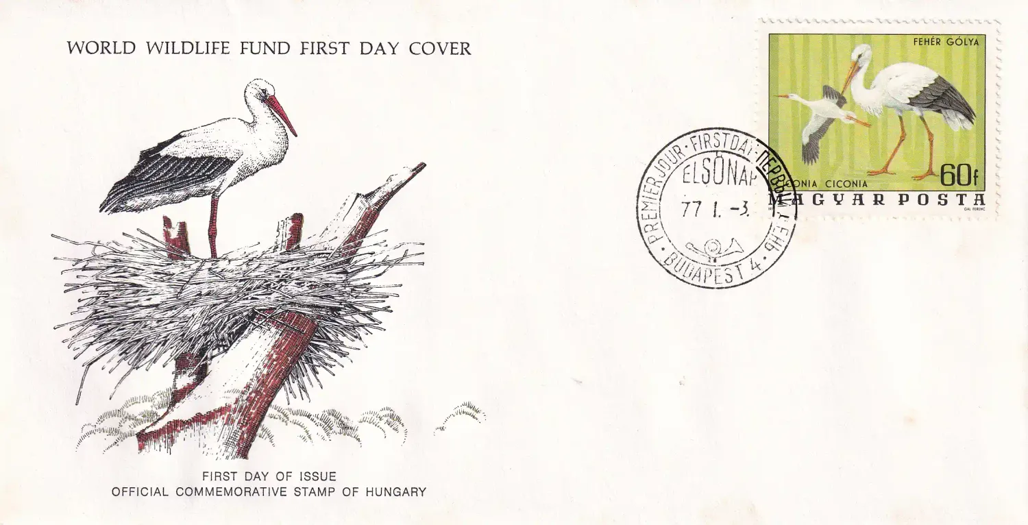 WWF 1974-1977 Wildlife First Day Cover