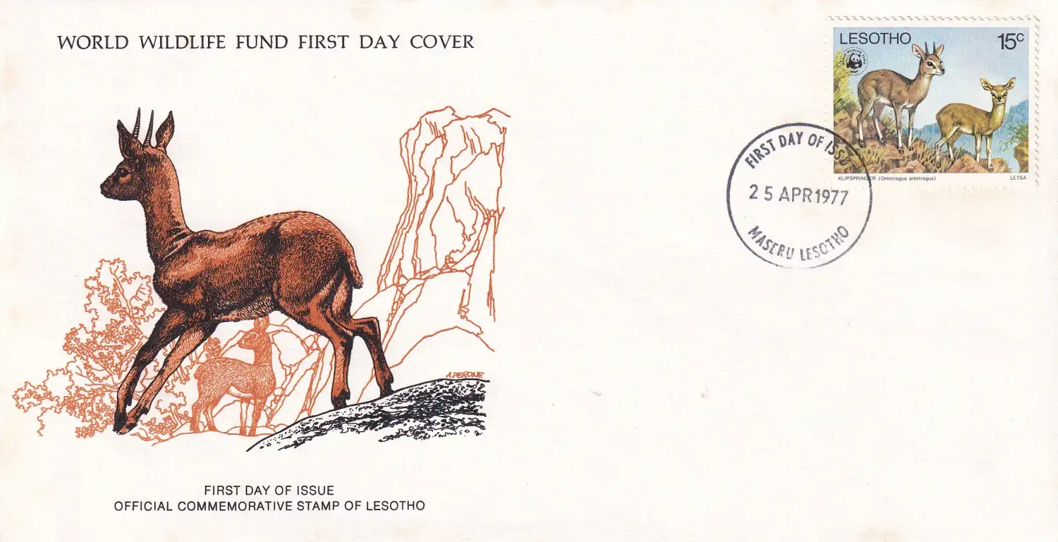 WWF 1974-1977 Wildlife First Day Cover
