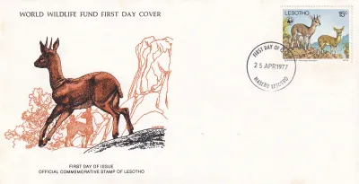 WWF 1974-1977 Wildlife First Day Cover