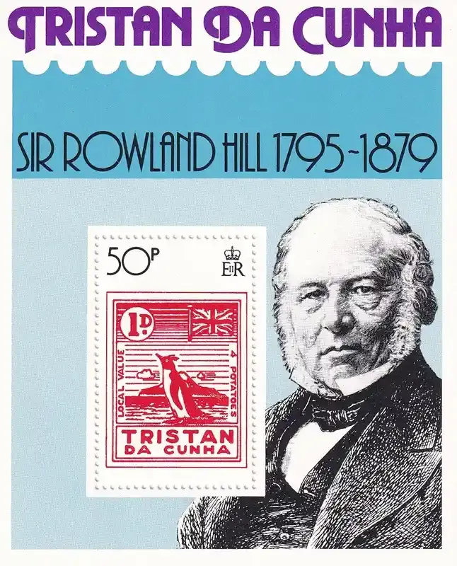 Tristan da Cunha 1979 The 100th Anniversary of the Death of Rowland Hill, 1795-1879. MNH