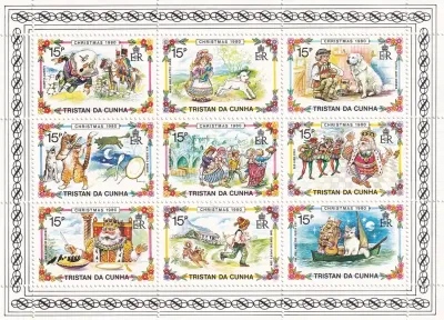 Tristan da Cunha 1980 Christmas - Children's Nursery Rhymes. MNH Tristan da Cunha 1980 Christmas - Children's Nursery Rhymes. MNH