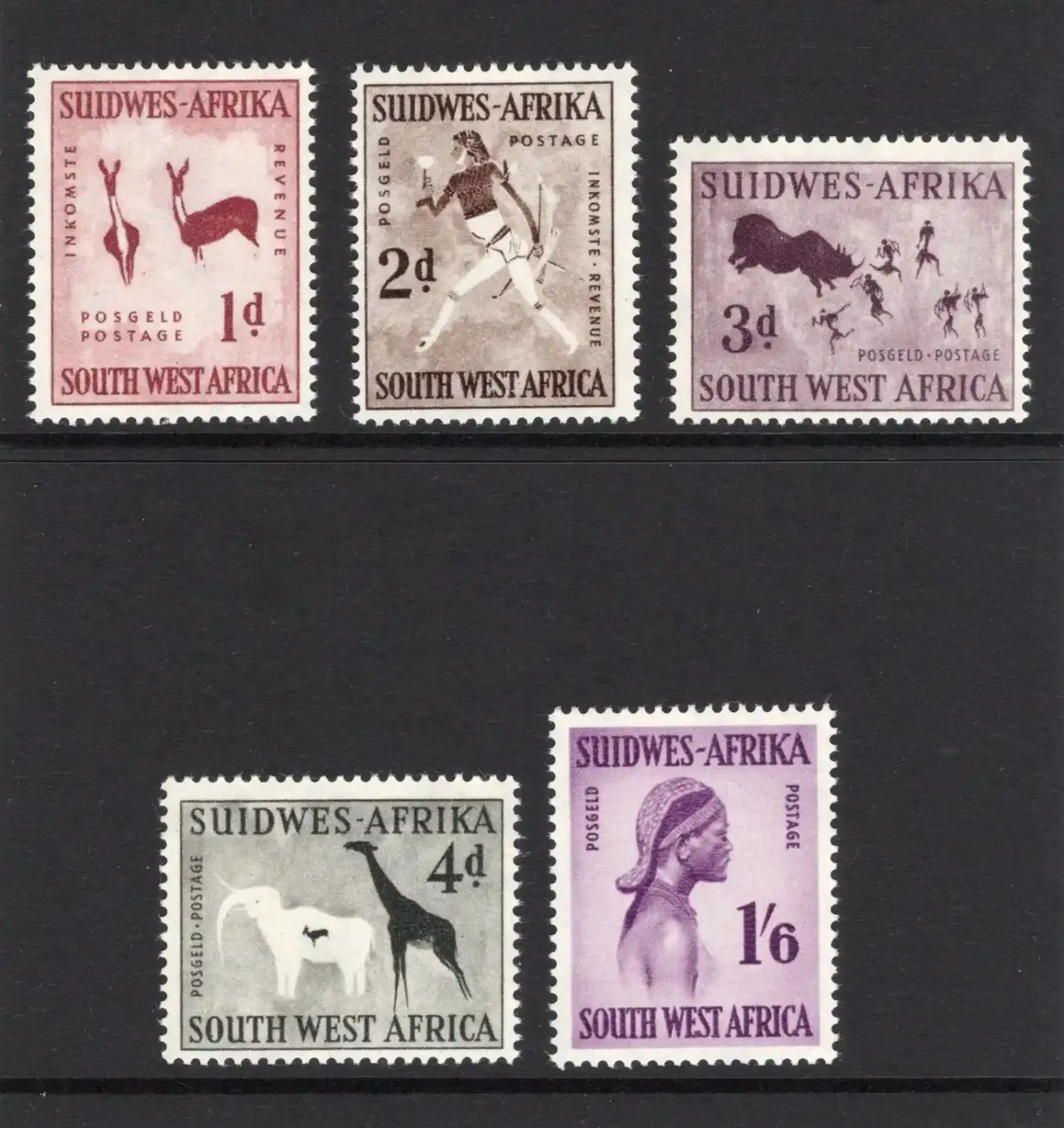 South West Africa 1960 Pictorial set complete, superb MNH.