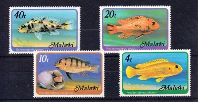 Malawi 1967 Fish - Lake Malawi Cichlids. MNH Malawi 1967 Fish - Lake Malawi Cichlids. MNH