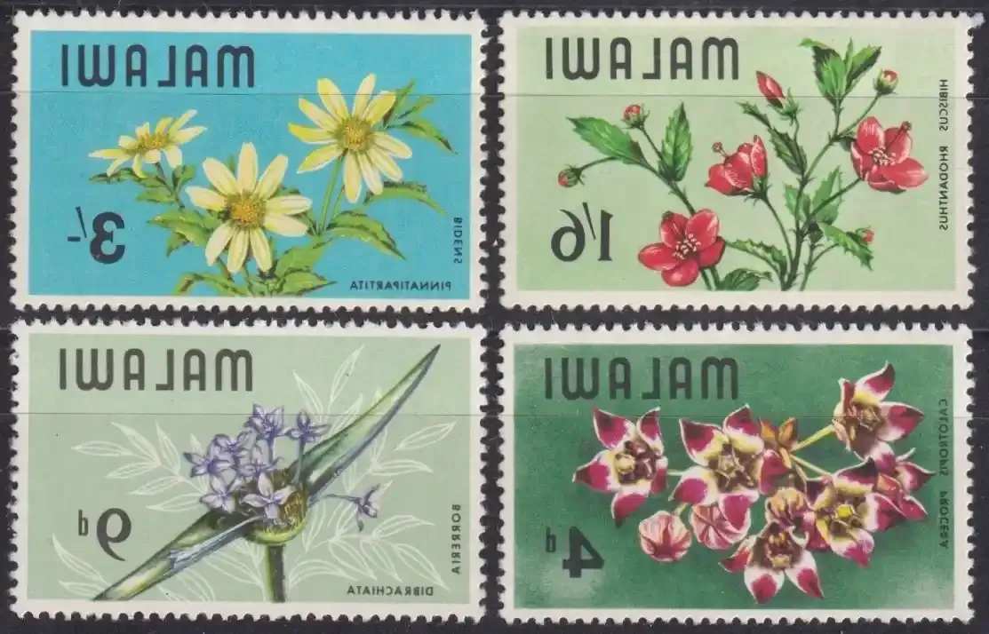 Malawi 1968 Wild Flowers. MNH