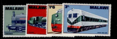 Malawi 1968 Malawi Locomotives. MNH
