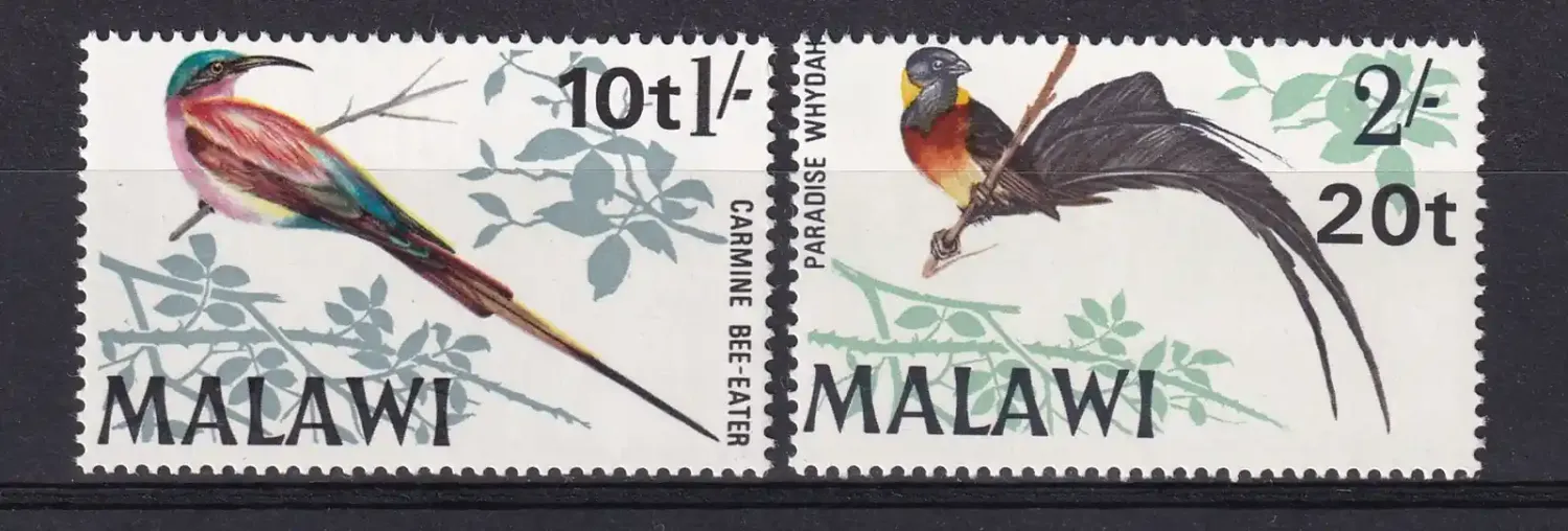 Malawi 1970 Decimal Currency - Issues of 1968 Surcharged. MNH Malawi 1970 Decimal Currency - Issues of 1968 Surcharged. MNH