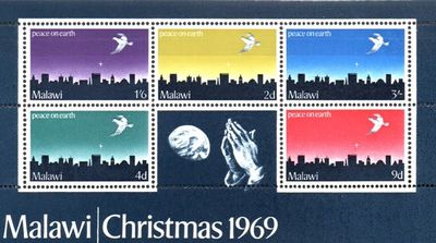Malawi 1969 Christmas Sheet. MNH Malawi 1969 Christmas Sheet. MNH