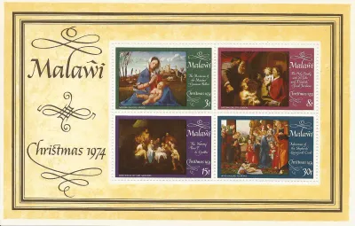 Malawi 1968 Christmas Sheet. MNH Malawi 1968 Christmas Sheet. MNH