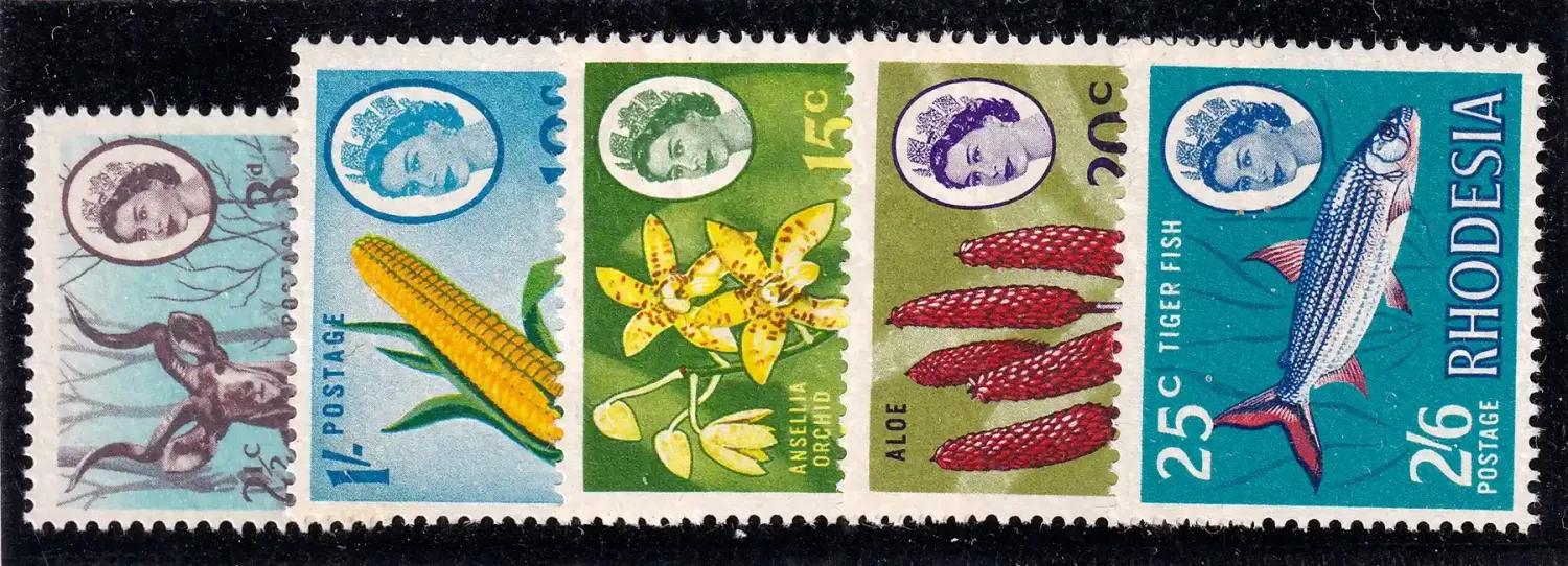 Rhodesia 1967 Dual Currency. MNH