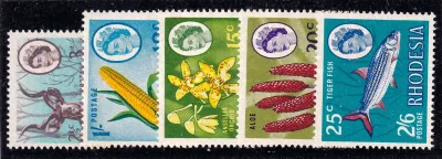 Rhodesia 1967 Dual Currency. MNH