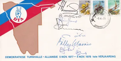 South West Africa FDC. Signed