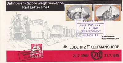 South West Africa FDC. Signed