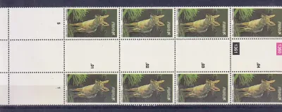 South West Africa 1980 Wild Mammals Definitives. 1c Jackal. Proofs. Cutter blocks. Ex SWA archives. Very fine mint, not hinged. South West Africa 1980 Wild Mammals Definitives. 1c Jackal. Proofs. Cutter blocks. Ex SWA archives. Very fine mint, not hinged.