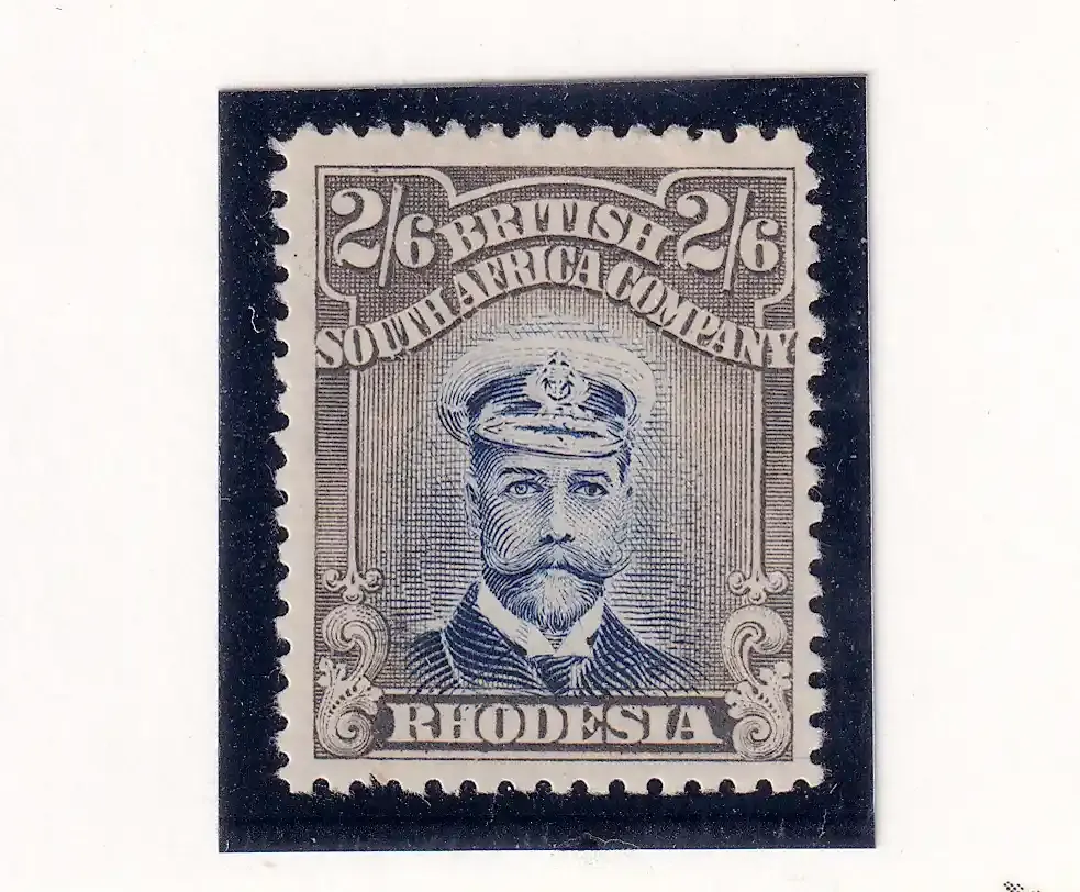 Rhodesia B.S.A, 1913 King George V. SG249 2´6Sh´P.