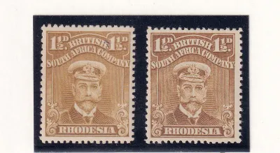 B.S.A 1913 King George V.1 1/2d. SG 206/206b.