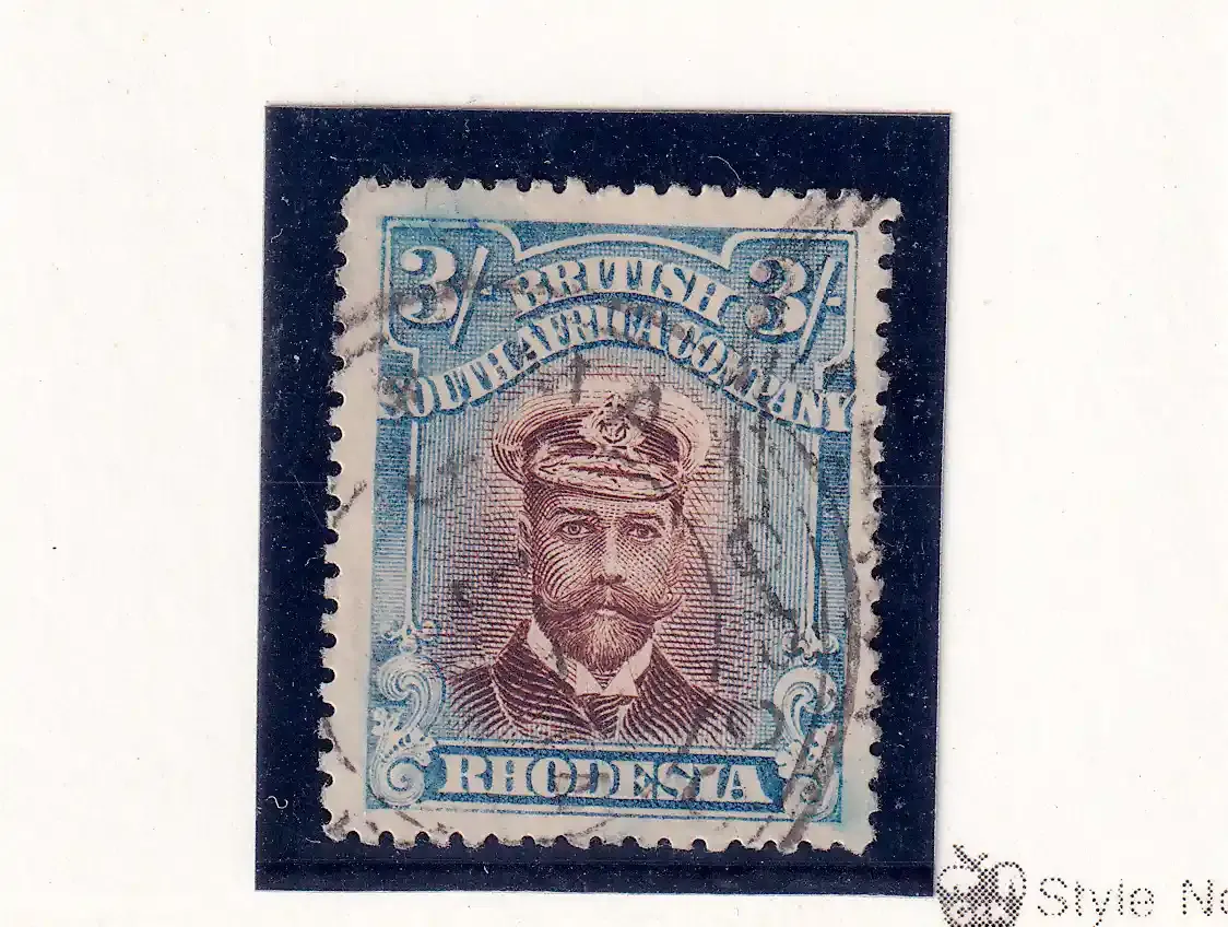 Rhodesia B.S.A, 1913 King George V. 3/ SG 250. VFU