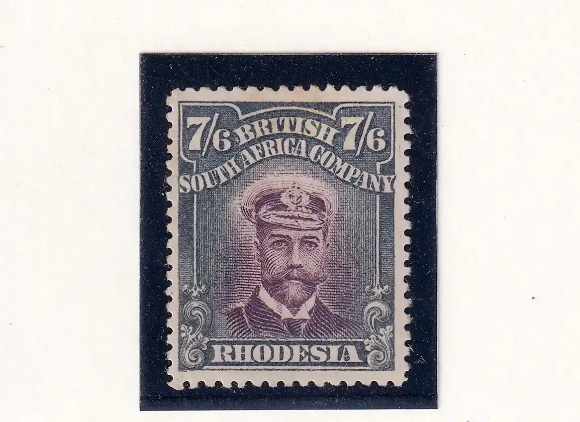 Rhodesia B.S.A, 1913 King George V. 7/6d, SG 252.
