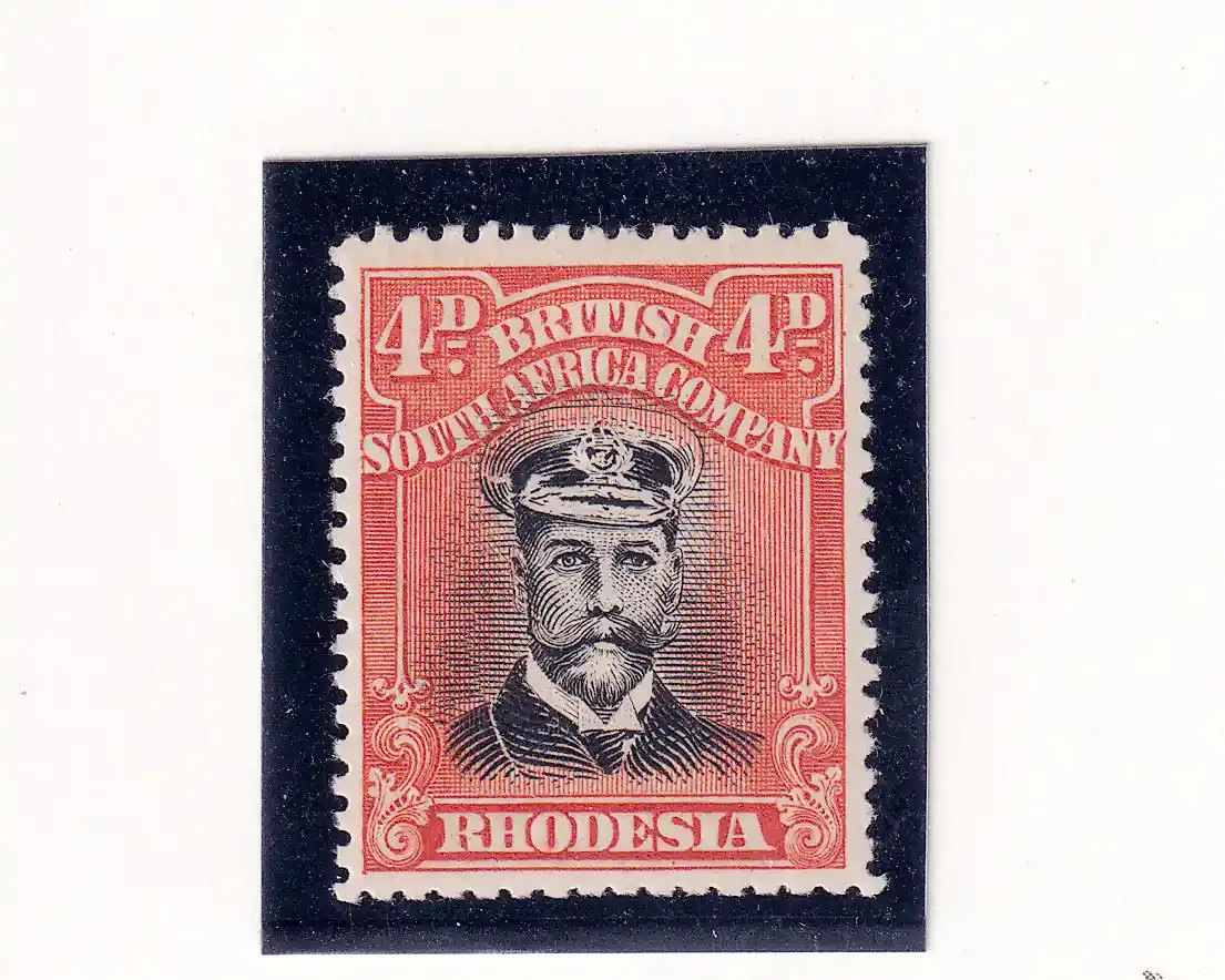 Rhodesia B.S.A, 1913 King George V. 4d, SG 313.