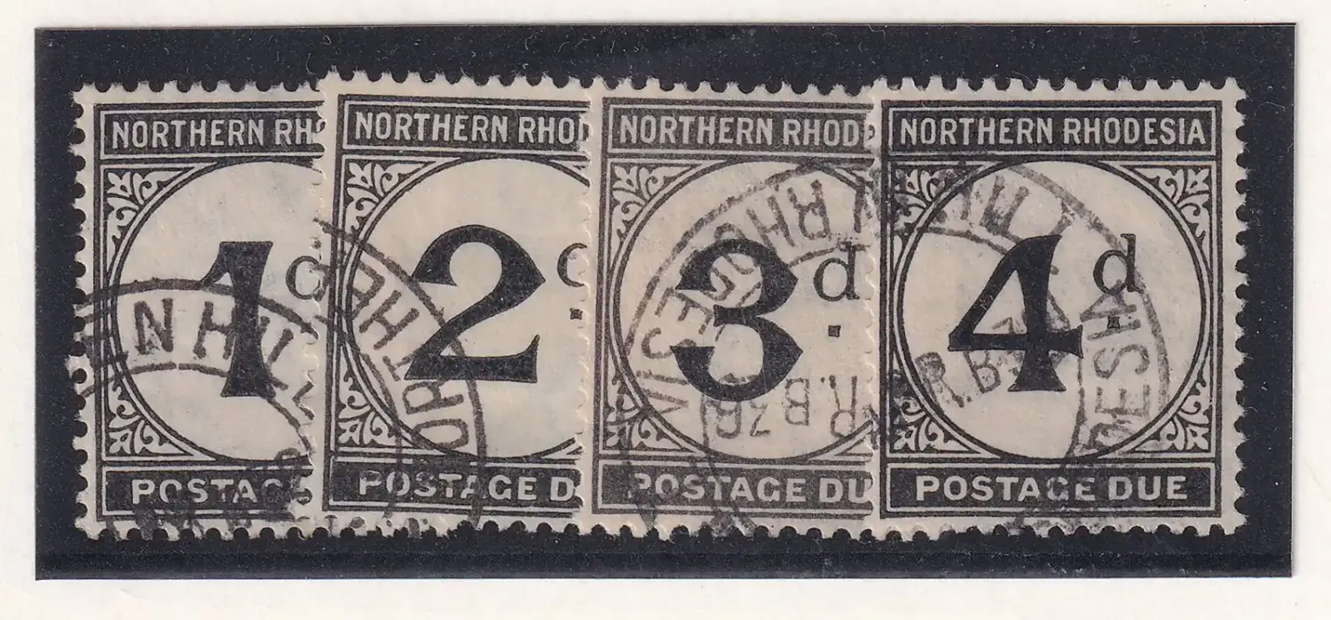Northern Rhodesia 1929 Numeral Stamps. Postage due. VFU
