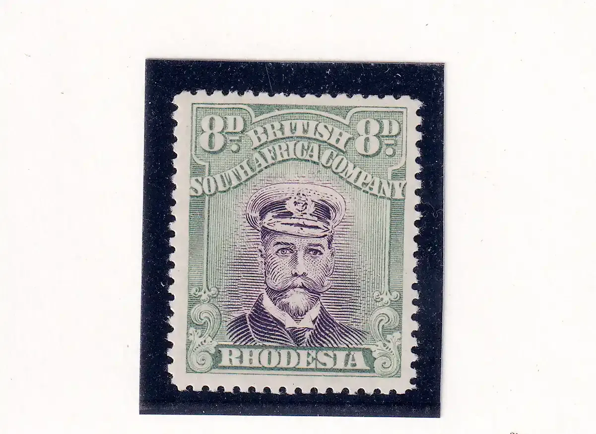 Rhodesia B.S.A, 1913 King George V. 8d, SG 315.
