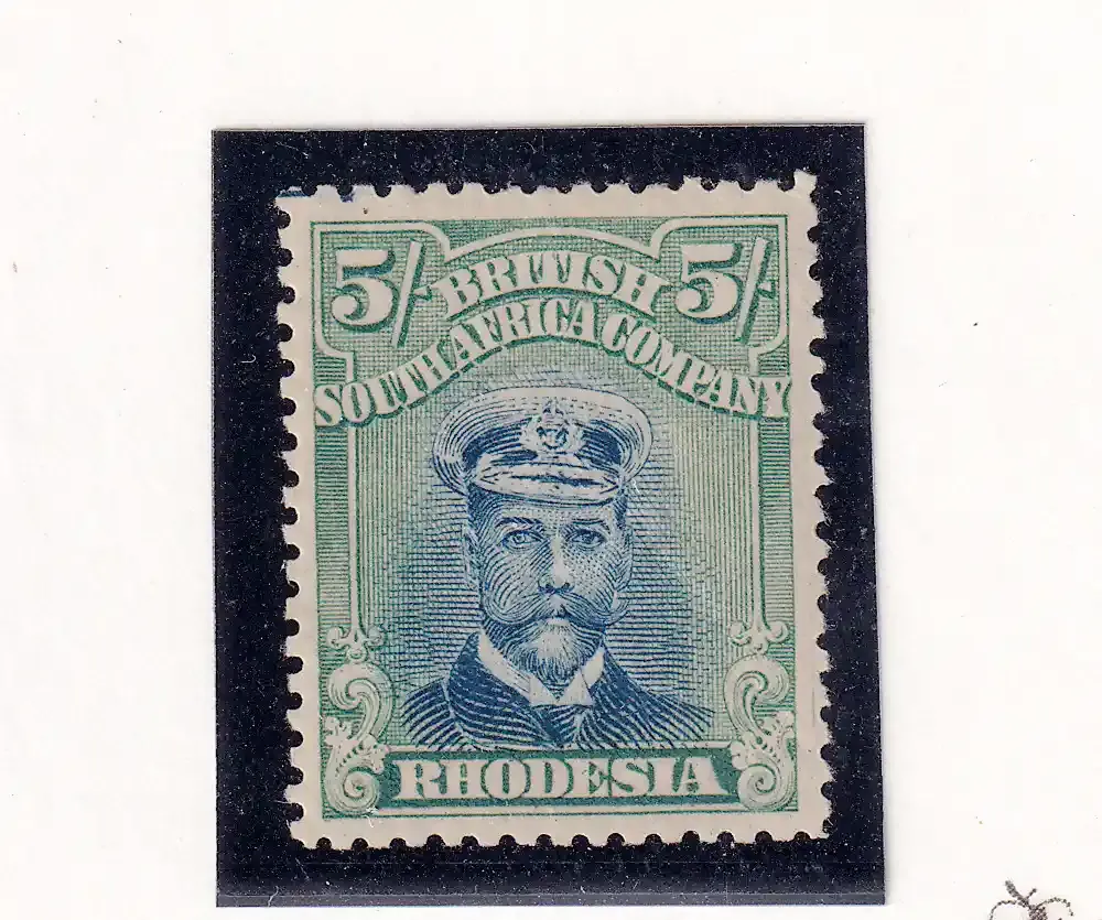 Rhodesia B.S.A, 1913 King George V. 5/ SG 306