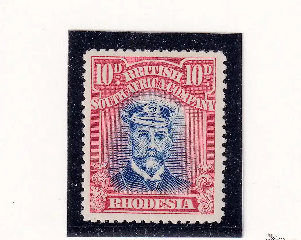 Rhodesia B.S.A, 1913 King George V. 10d, SG 316.