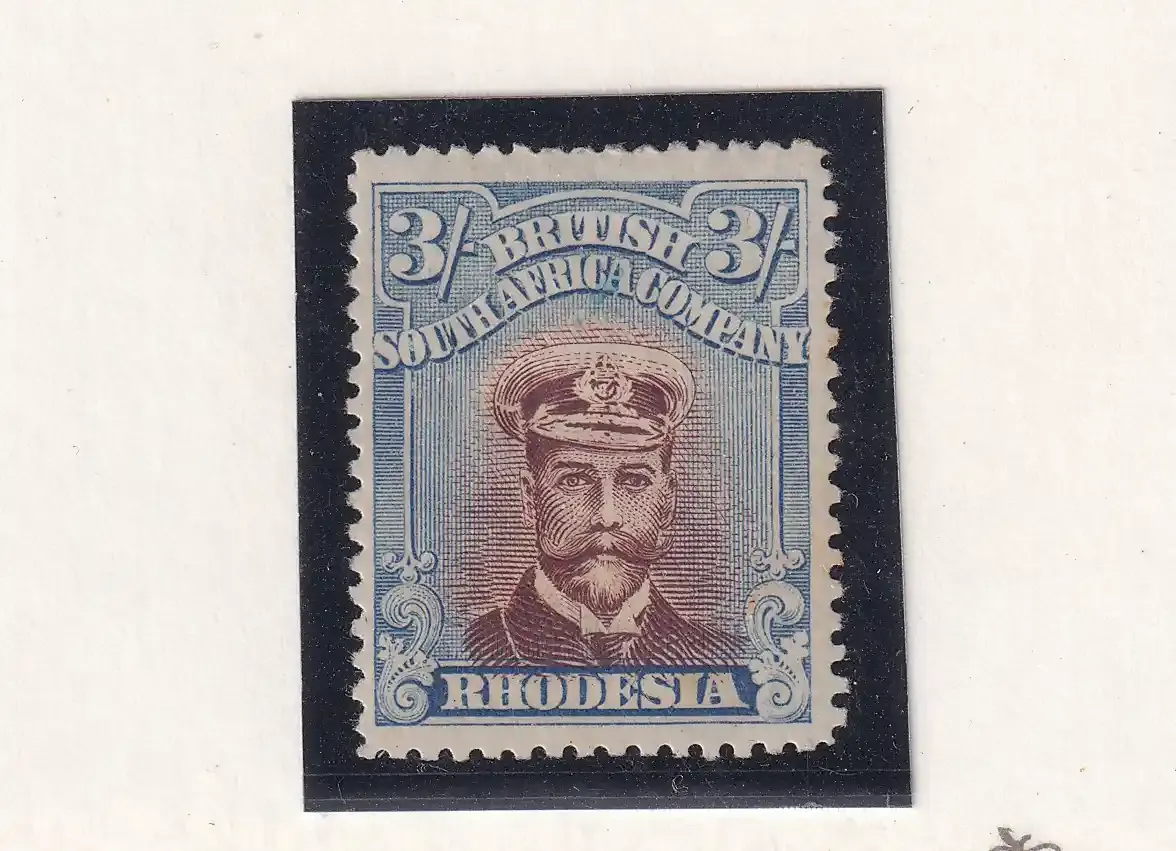 Rhodesia B.S.A, 1913 King George V. 3/, SG 320.