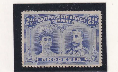 B.S.A 1910 King George V, Double Heads. 2 &amp; 1/2d. SG 172.