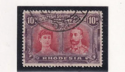 B.S.A 1910 King George V, Double Heads. 10d used. SG 150. VFU