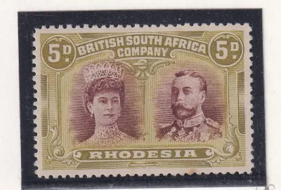B.S.A 1910 King George V, Double Heads. 5d. SG 141.