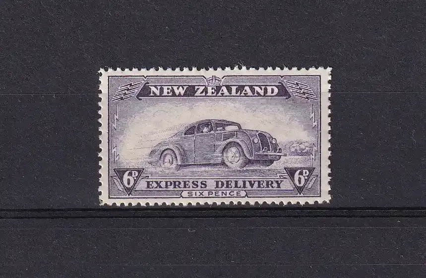 New Zealand 1939 6d Express Delivery Van. MNH
