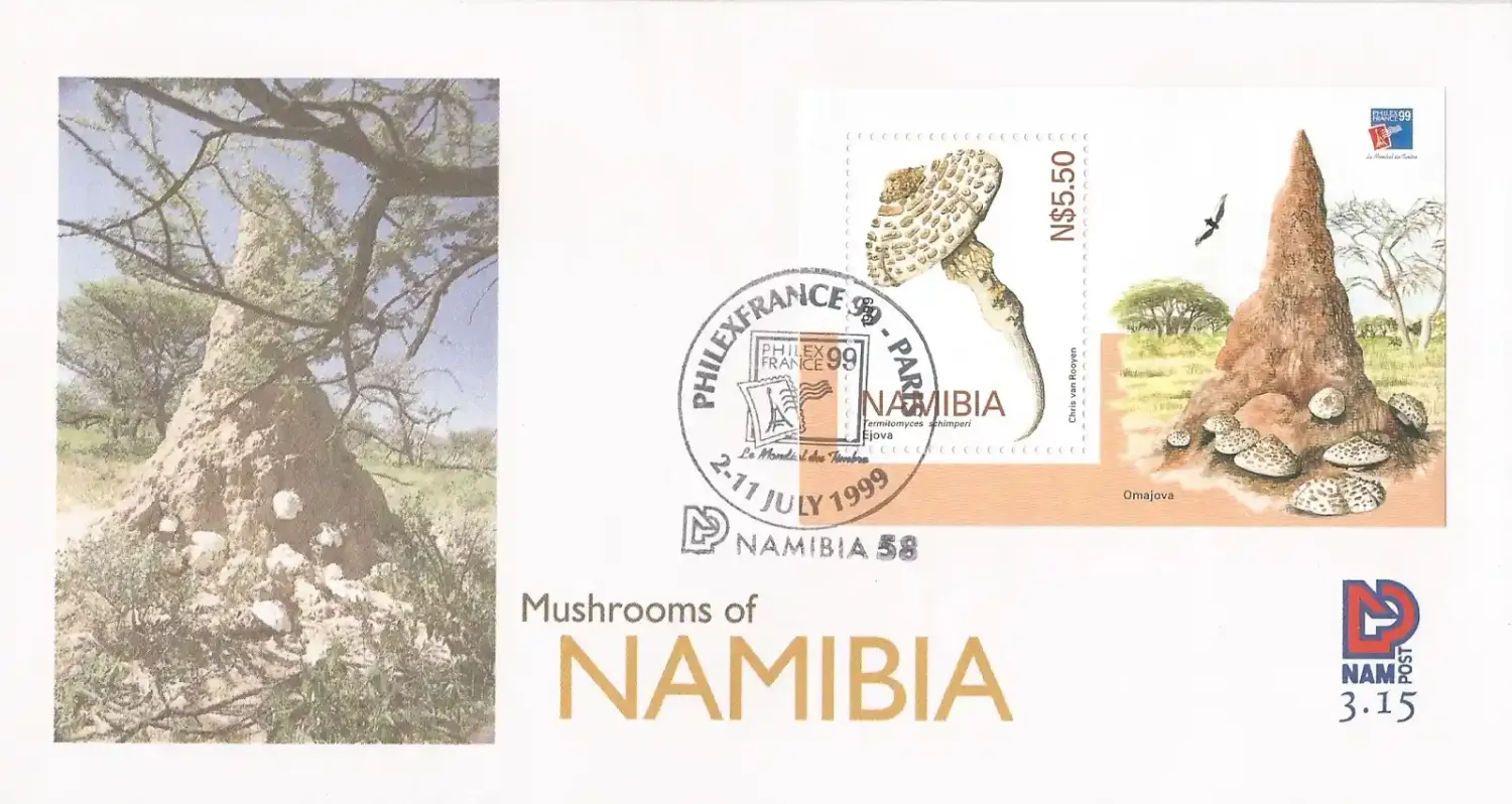 Namibia	1999 Mushrooms/PHILEXFRANCE '99 (ss)