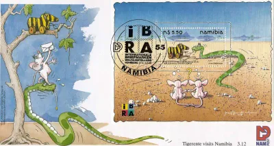 Namibia	1999 Yoka/Snake #1 (sa : ex-bklt)