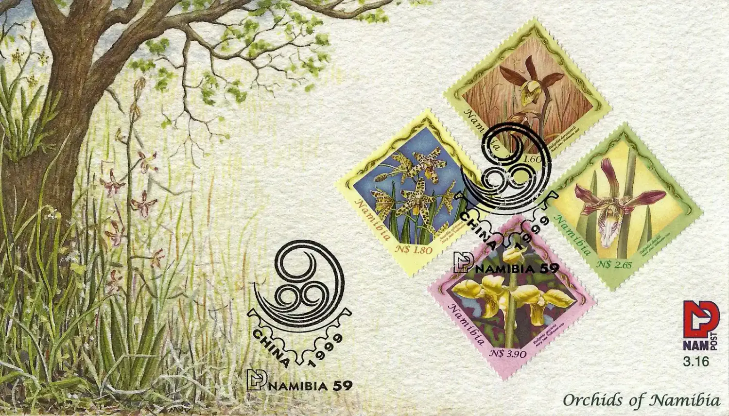 Namibia	1999 Orchids