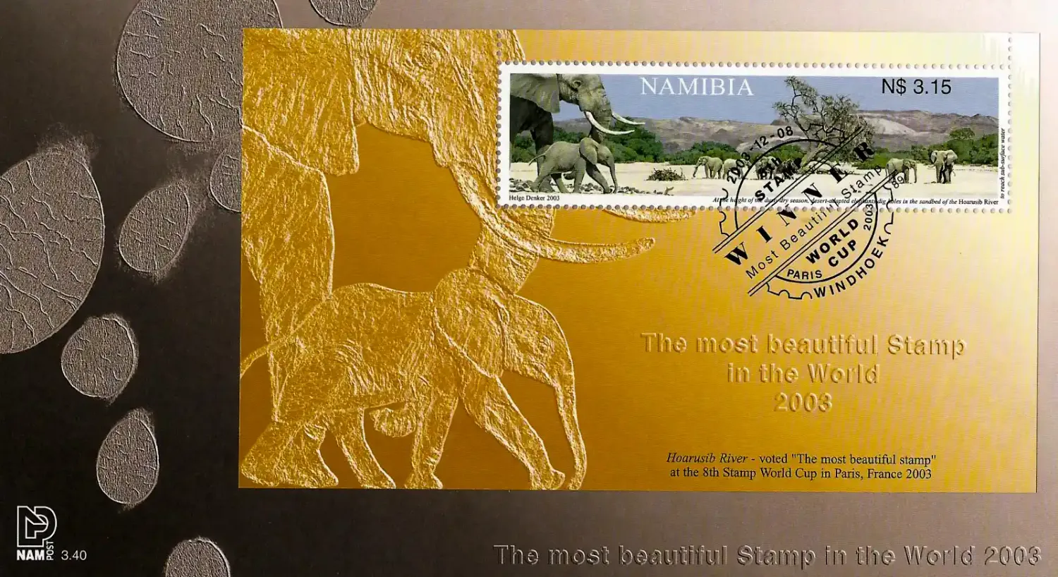 Namibia	2003 Elephants/Award Issue (ss)