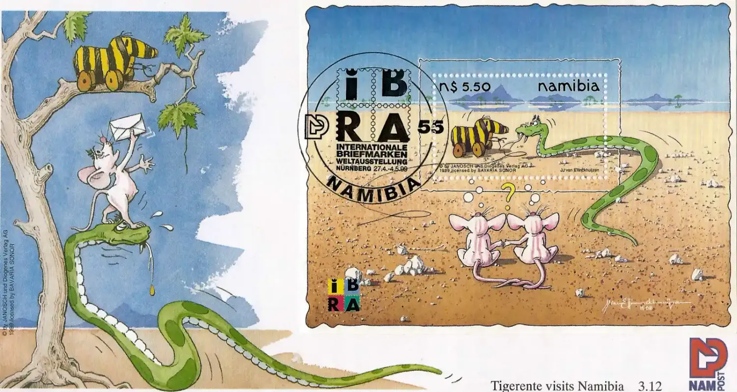 Namibia	2000 Yoka/Cartoon Snake #2 (ss)