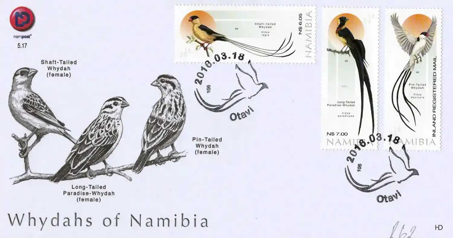 Namibia	2016 Birds/Whydahs