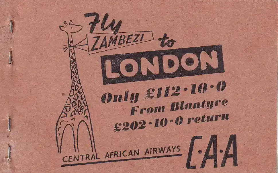 Nyasaland 1954 Complete booklet SG SB2. Very fine MNH.