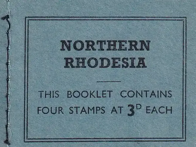Northern Rhodesia 1964 Booklet of 4 x 3d Stamps-Inverted. Very fine MNH.