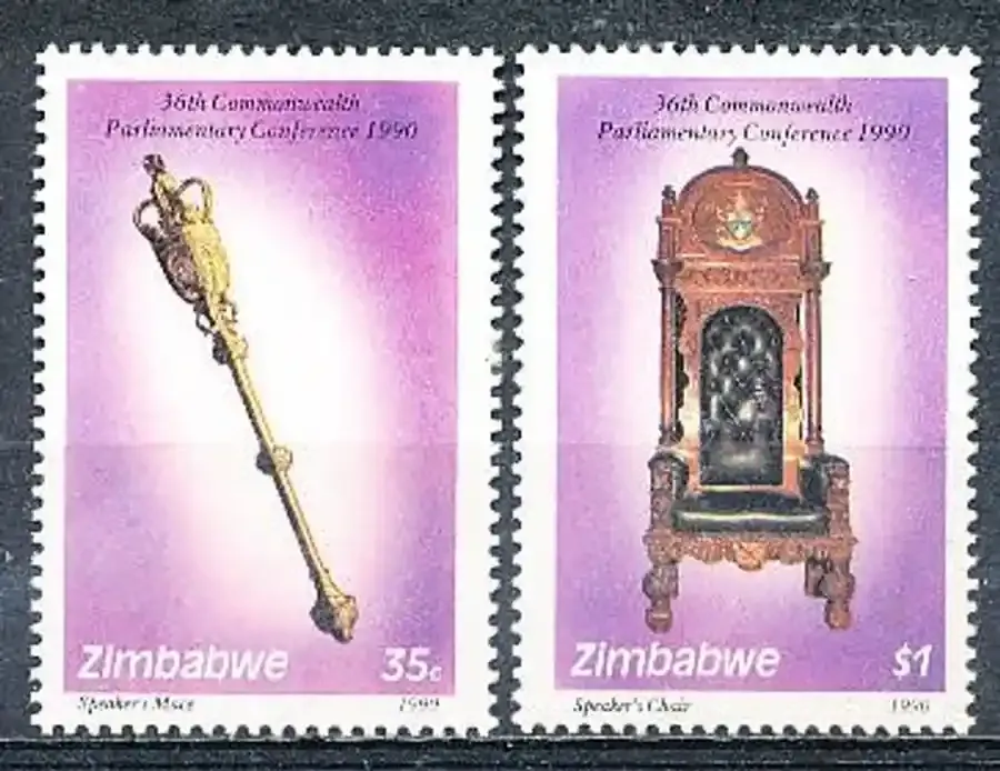 Zimbabwe 1990 The 36th Commonwealth Parliamentary Conference, Harare. MNH