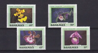 Bahamas 1987 Christmas - Orchids, Flowers. MNH