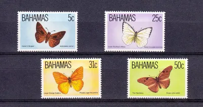 Bahamas 1983 Wildlife - Butterflies. MNH
