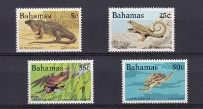 Bahamas 1984 Wildlife - Reptiles, and Amphibians. MNH