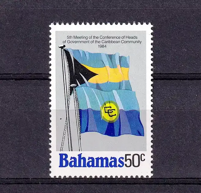 Bahamas 1984 The 5th Conference of Caribbean Community Heads of Government. MNH