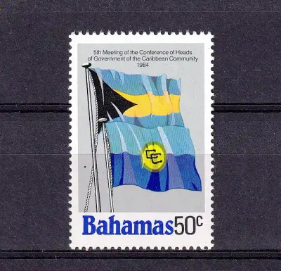 Bahamas 1984 The 5th Conference of Caribbean Community Heads of Government. MNH